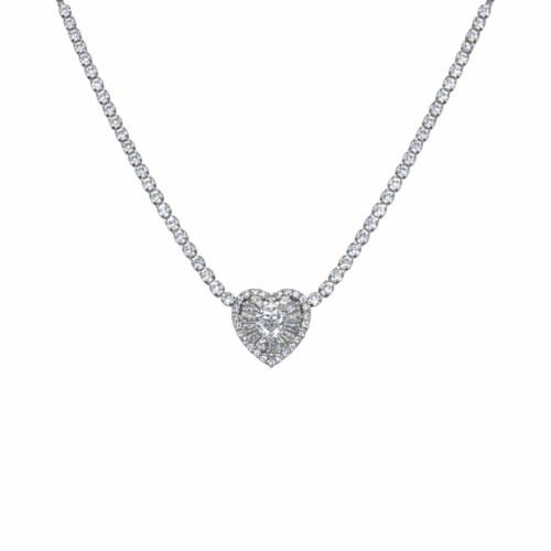 Elpis Necklace Silver