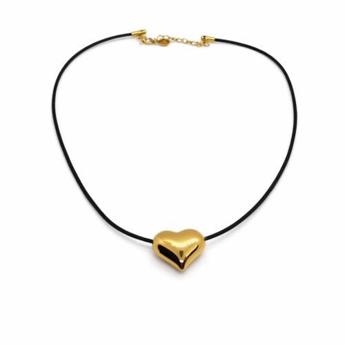 Midnight Heart Necklace