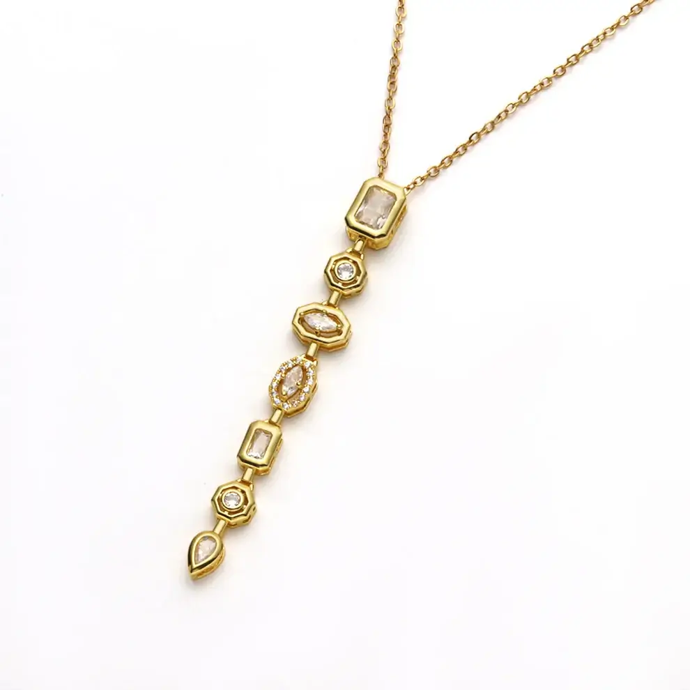 Golden Cascade Necklace