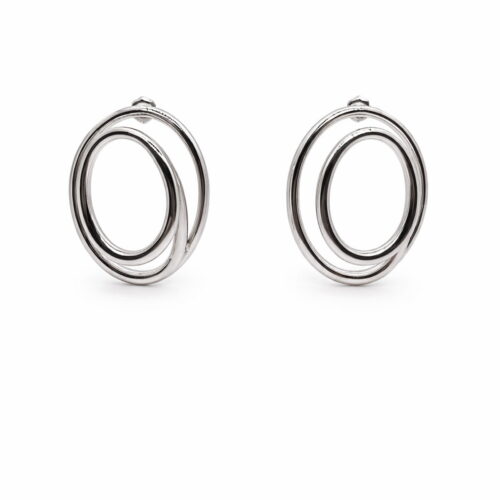 Eclipse  Earrings Silver
