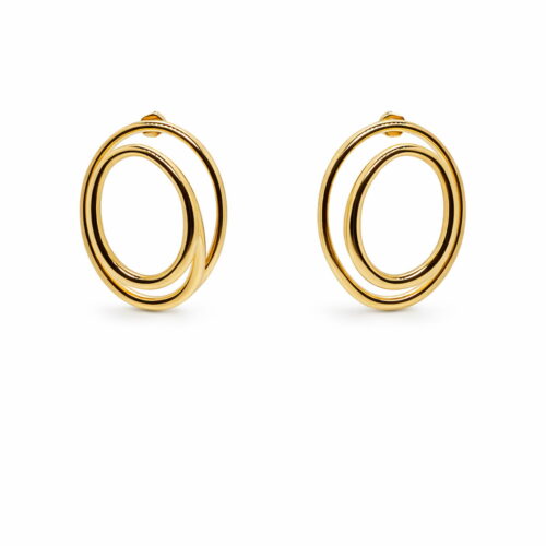 Eclipse Earrings Gold