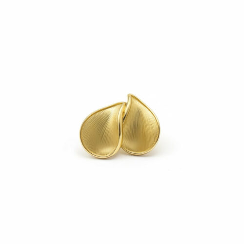 Golden Petal Earrings