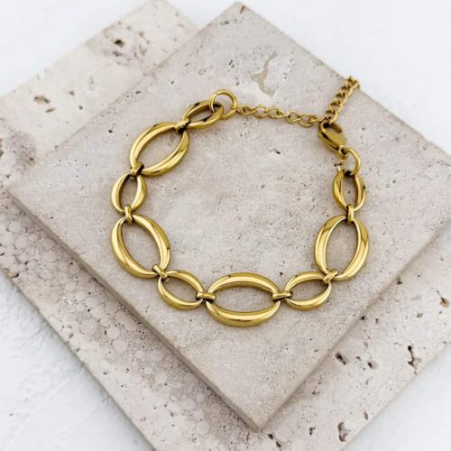 Golden Link Bracelet