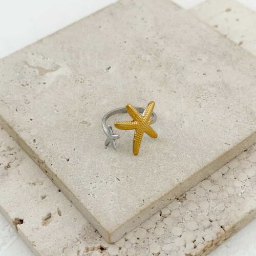 Δαχτυλίδι Starfish Duo