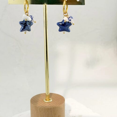 Σκουλαρίκια Blue Star